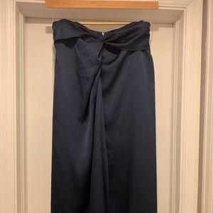 Scotch & Soda Navy Midi Skirt